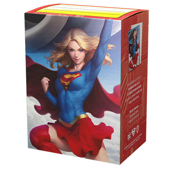 Arcane Tinmen Dragon Shield Sleeves: Standard- Brushed Superman Series 'Supergirl' (100 ct.)